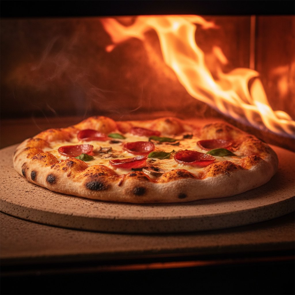 Seasonal pizza ingredients